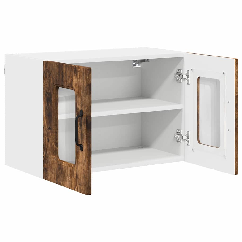 Küchenhängeschrank 2 pcs Geräucherte Eiche 60 x 31 x 40 cm